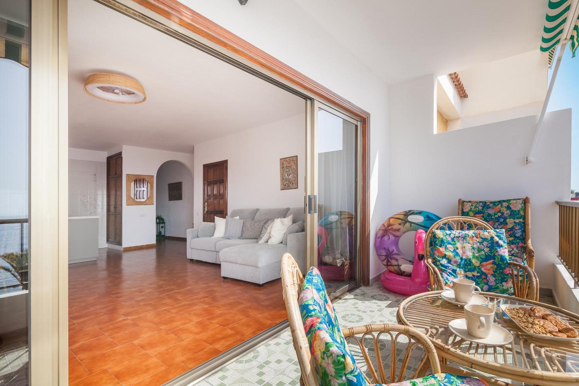 شقة Casa De Franco - Ocean View, Terrace, Balcony, 50M From Playa La Arena, Fibre Net بويرتو دي سانتياغو المظهر الخارجي الصورة